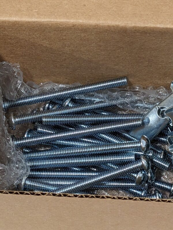 Toggle Bolt Drywall & Hollow Wall Anchor 5/16" Diam x 4" OAL Box of 25 -38562-1
