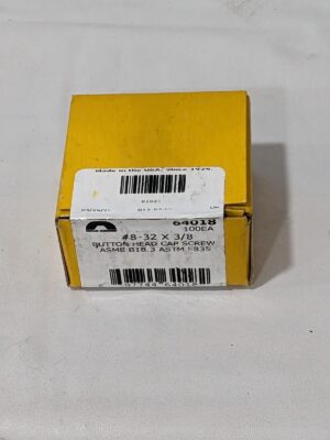 HOLO-KROME Button Socket Cap Screw: #8-32, 3/8" LUH Box of 100