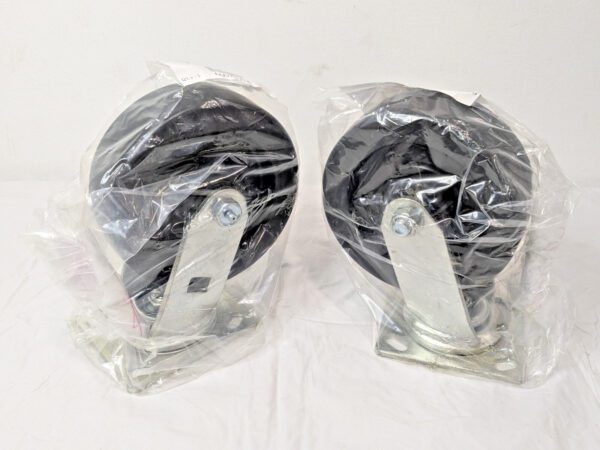 Swivel Top Plate Casters Polyolefin 6" X 2" X 7-1/2" 800 Lb Cap QTY 2 66028002