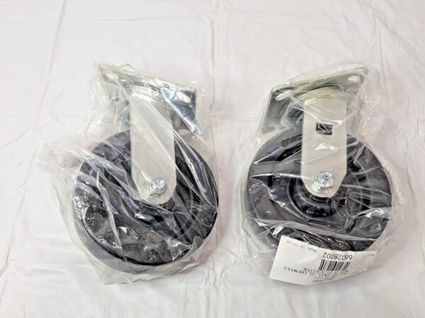 Swivel Top Plate Casters Polyolefin 6" X 2" X 7-1/2" 800 Lb Cap QTY 2 66028002