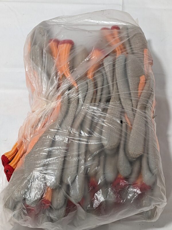 TILSATEC Hi-Vis Cut Res. Coated Glove, A8 Cut, Sz 9 1 Dozen TTP065PU-090