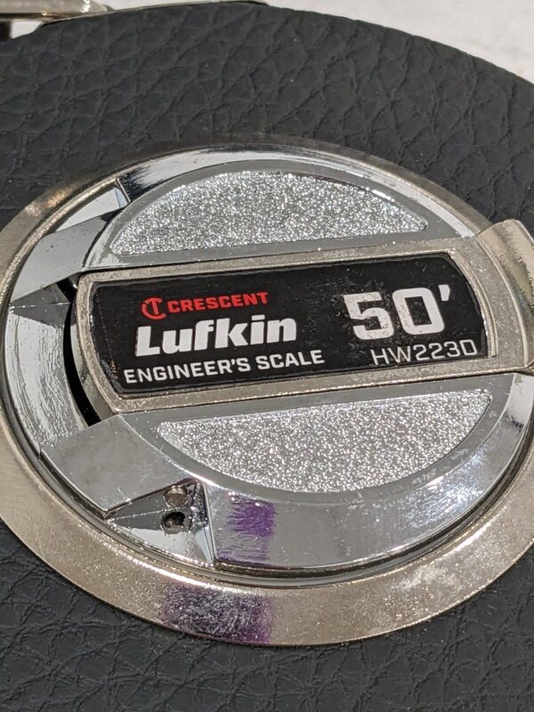 LUFKIN Engineer's Tape Measure 3/8 Inch x 50 Feet HW223D