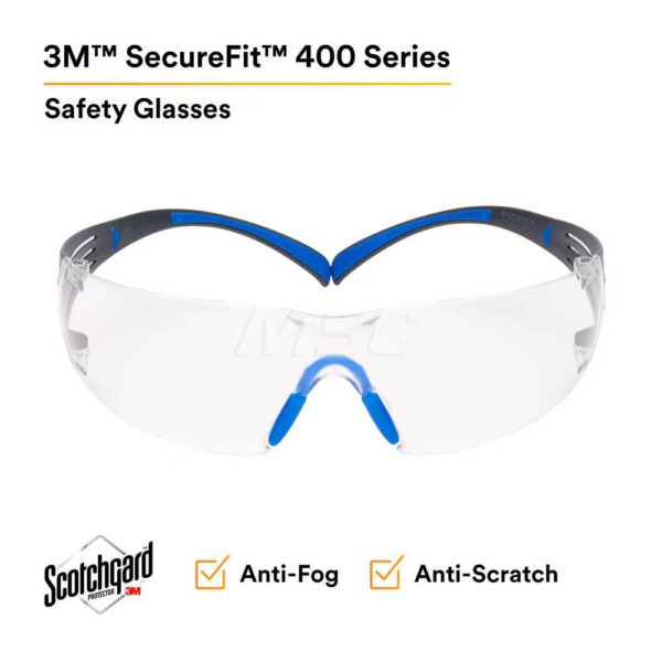 3M SecureFit Safety Glasses *Box of 20* Anti-Fog & Scratch-Resistant 7100150838
