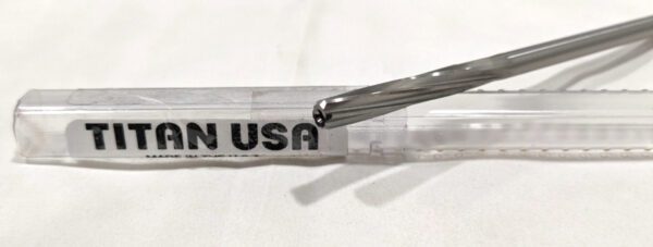 TITAN USA - Cobalt Spiral 6 Flute Reamer 0.2165"Dia (5.5mm) 5" OAL TR96808