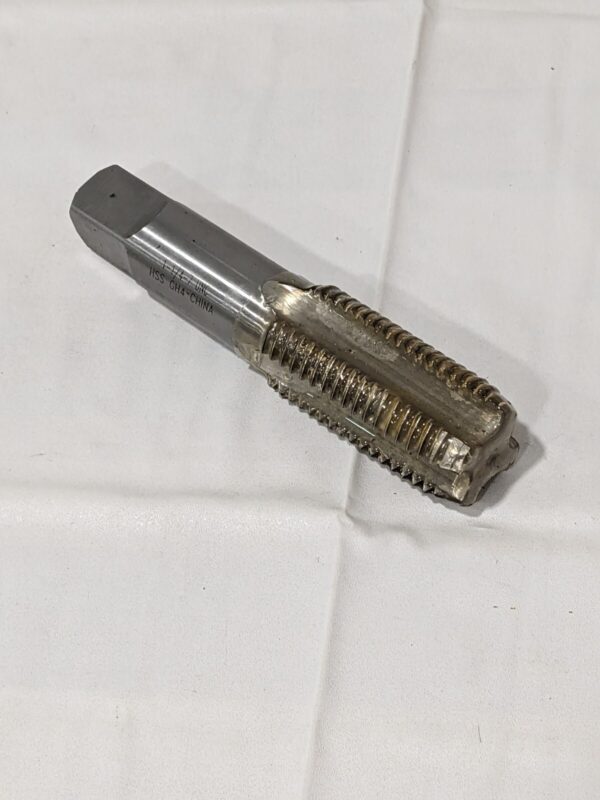 Interstate Straight Flute Tap: 1-1/4-7 UNC, 4 FL, Bottoming Chamfer 04489415
