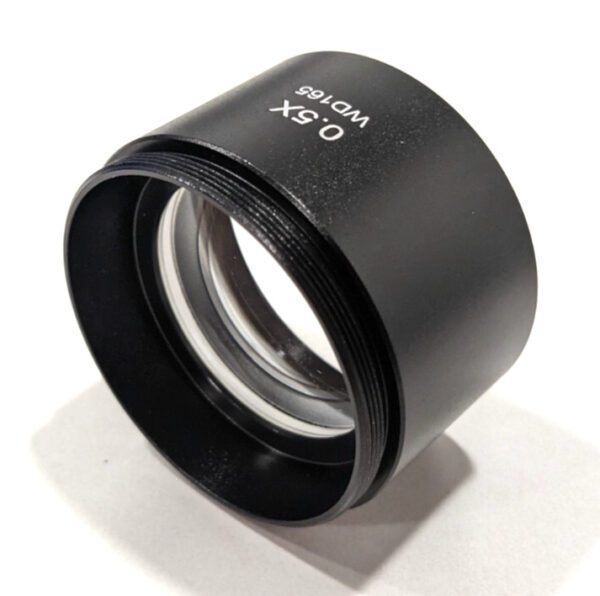 AmScope 0.5X Barlow Lens For SM Series Stereo Microscopes 48mm SM05-V203