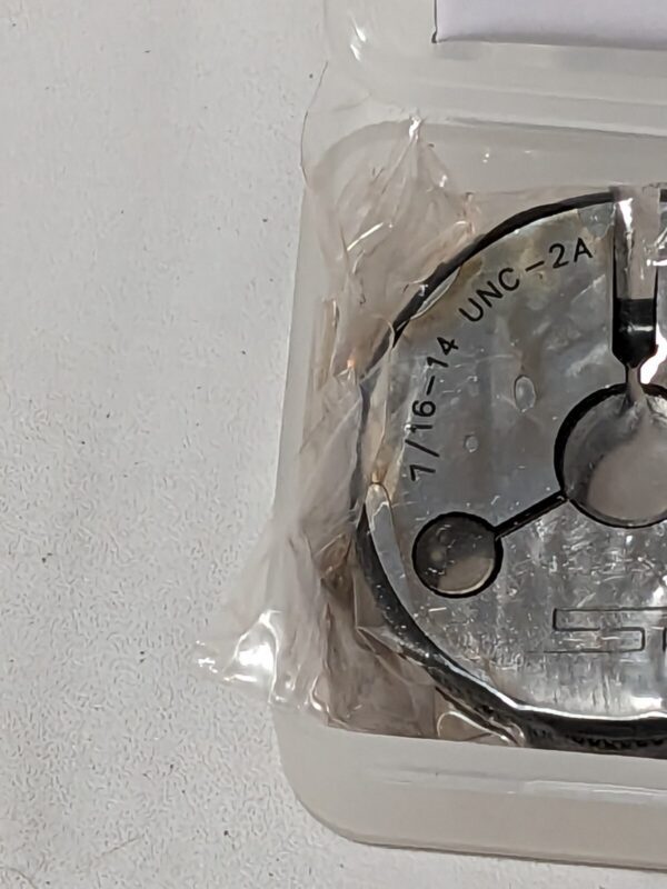SPI Threaded Ring Gage: 7/16-14 Thread, Class 2A, GO 23-169-6