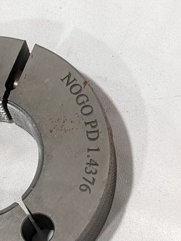 Vermont Gage Threaded Ring Gage: 1-1/2-12 Thread, UNF, Class 2A, No Go 361188030