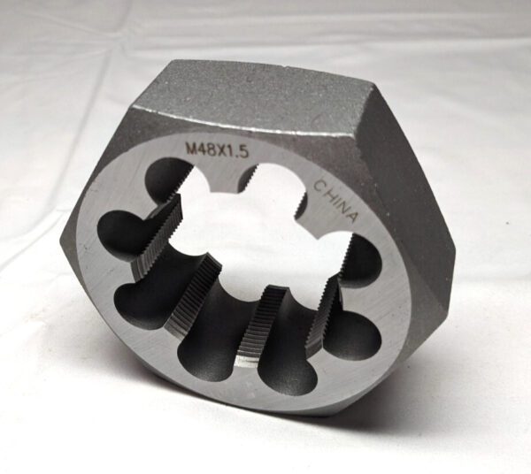 Hex Rethreading Die M48x1.5 Right Hand Carbon Steel 364-0482