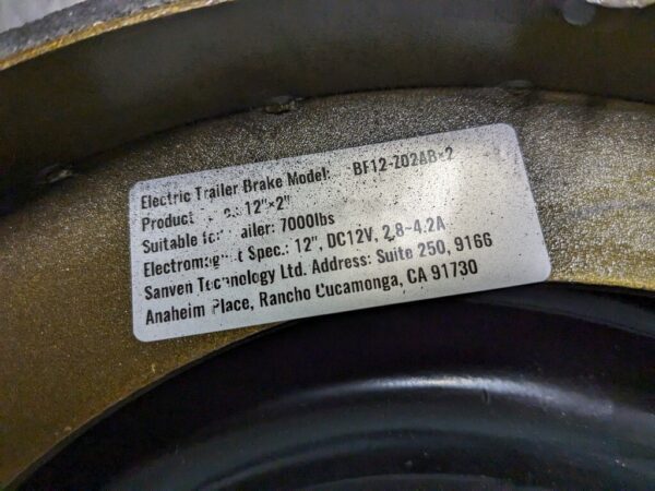 Vevor 12 x 2 Self Adjusting Trailer Brake Assembly Replacement for 7000 lb. Axle