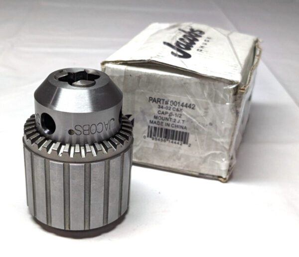 JACOBS Drill Chuck 1/2" Capacity JT2 Taper 14442