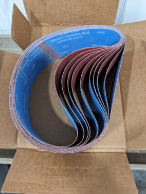 NORTON Abrasive Belt: 4" Wide, 36" OAL, 60 Grit Qty 10 78072728827
