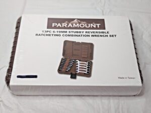 Paramount 13 Piece Stubby Reversible Combination Wrench Set 6 - 19 mm 62492152