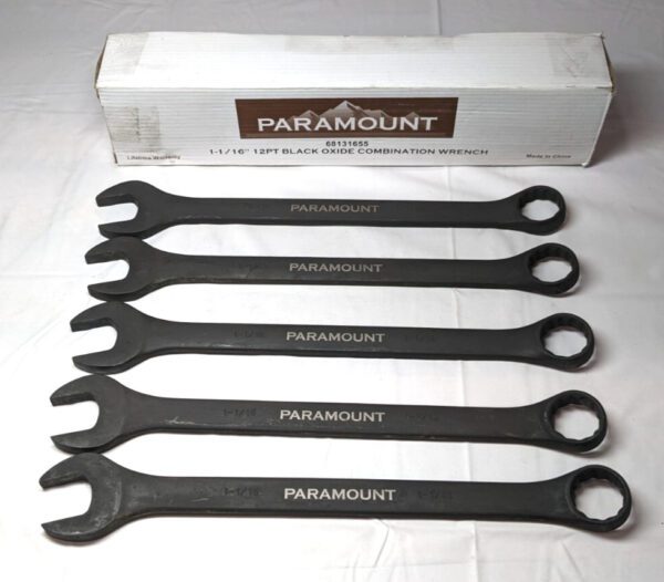 Paramount 1-1/16" Combination Wrench 12 Point Black Oxide *QTY 5* 022-1-116-BF