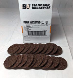STANDARD ABRASIVES Quick-Change Disc GP TSM 2" Dia Coarse *BOX OF 20* 840337