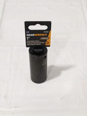 GEARWRENCH Impact Socket: 1/2" Drive, 1" Socket, Hex Drive 84556N