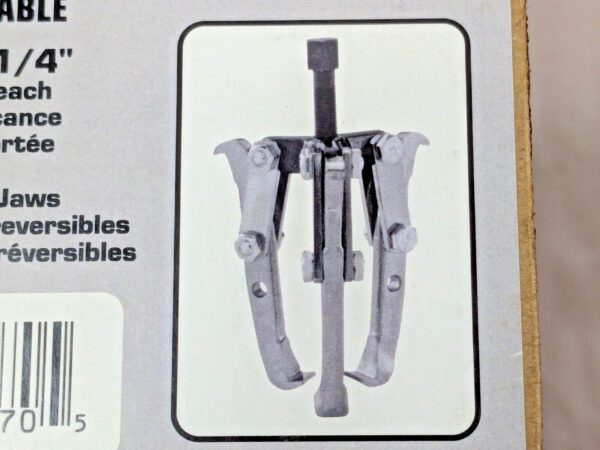 Proto 2 or 3 Jaw Adjustable Gear Puller 2 Ton 4-3/4" Spread X 3-1/4" Reach J4034