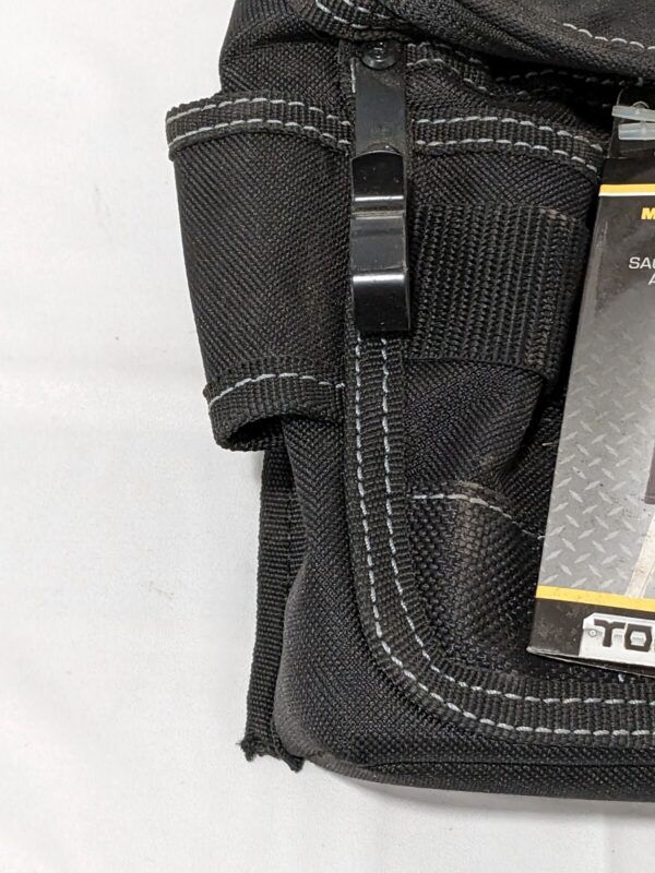 CLC Zippered Pouch: 11 Pockets, Polyester, Black 1524
