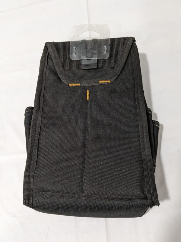 CLC Zippered Pouch: 11 Pockets, Polyester, Black 1524