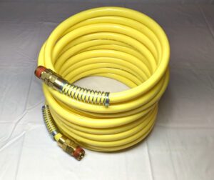 COILHOSE PNEUMATICS Coiled 1/2" Hose 25' Long N12-25B