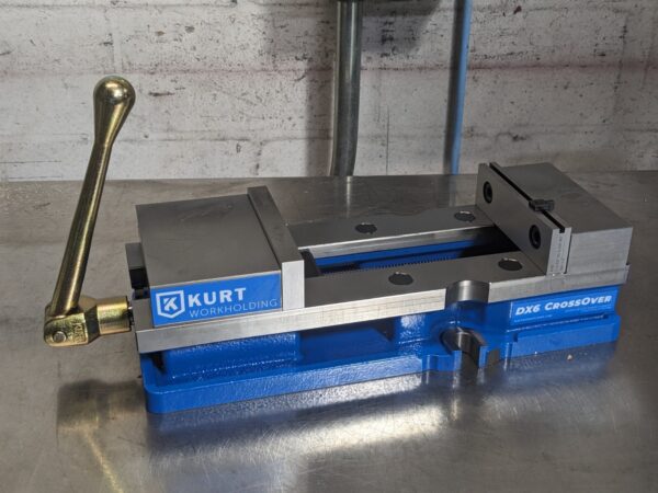 Kurt DX6 Manual Precision Machine Vise 6" Jaw Width 9" Opening Capacity