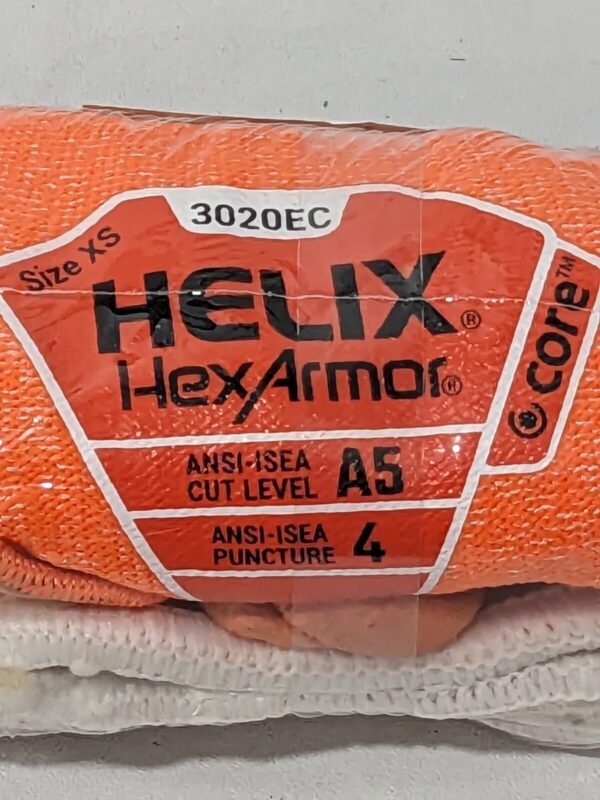Helix HexArmor Cut, Puncture & Abrasion-Resistant Glove, Sz XS 3020EC