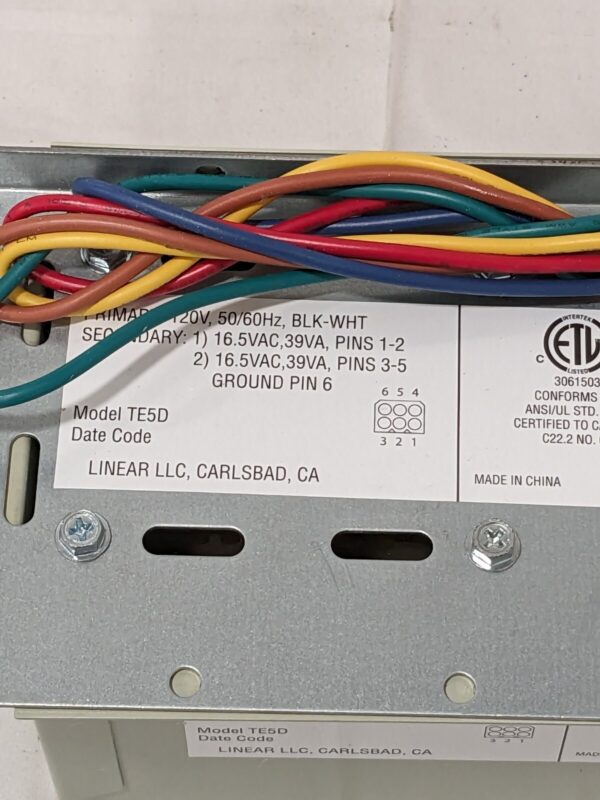 M&S Systems Hardwire Transformer For Dmc1 & Dmc 3-4 TE5D