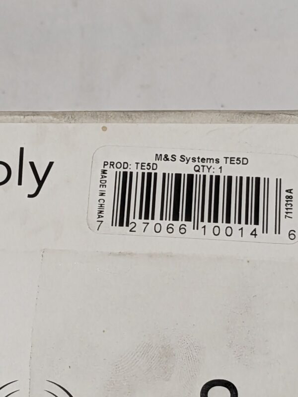 M&S Systems Hardwire Transformer For Dmc1 & Dmc 3-4 TE5D