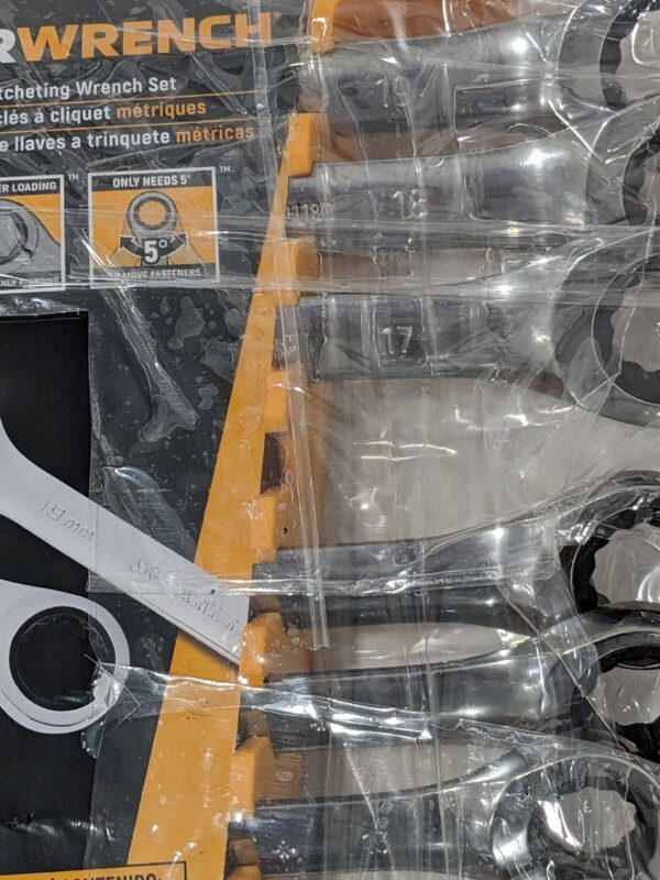 GEARWRENCH Combination Wrench Set: 11 Pc, 8 mm - 19 mm 9412 INCOMPLETE