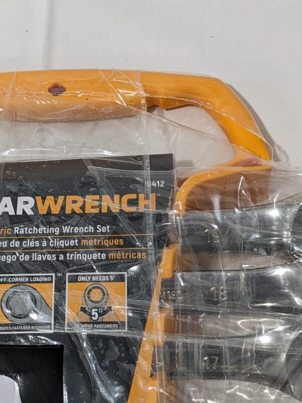 GEARWRENCH Combination Wrench Set: 11 Pc, 8 mm - 19 mm 9412 INCOMPLETE