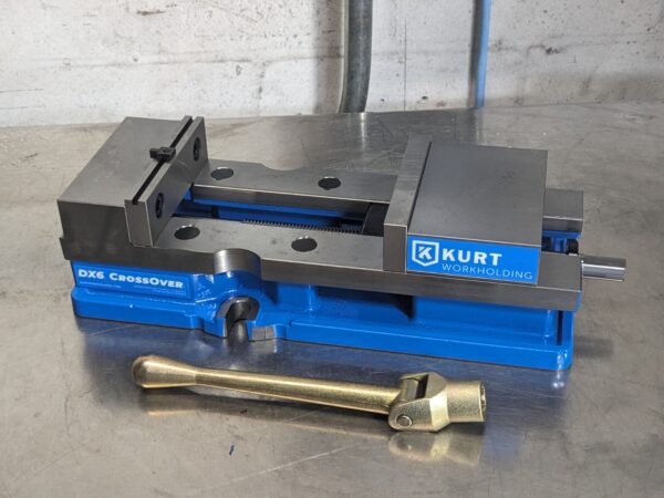 Kurt CrossOver Precision Machine Vise 6" Jaw Width 9" Opening Capacity