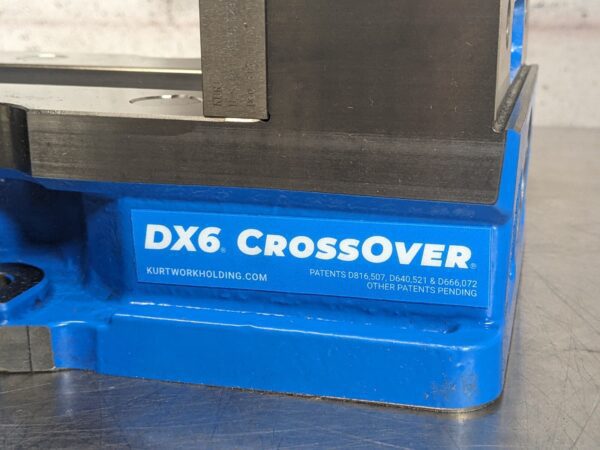 Kurt CrossOver Precision Machine Vise 6" Jaw Width 9" Opening Capacity