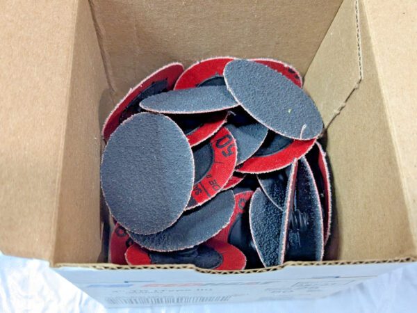 NORTON Red Heat R983 Quick-Change Discs 2" TR Type III 50G QTY 25 66261132731
