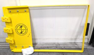 FABENCO Self Closing Rail Safety Gate 36" - 42" Powder Coated Steel G72-39PC