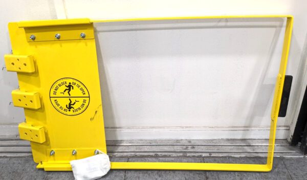 FABENCO Self Closing Rail Safety Gate 36" - 42" Powder Coated Steel G72-39PC