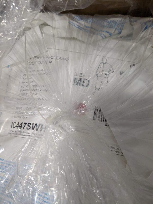 Dupont Cleanroom Boot Covers - Sz Med Qty 100 IC447SWHMD0100CS