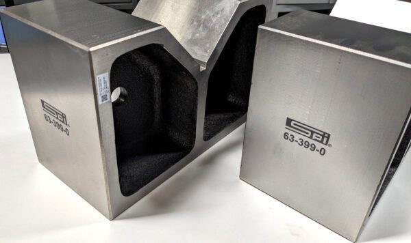 SPI V-Blocks Matched Set 5-1/8" Max Capacity 90° V Angle 63-399-0 AVB0653
