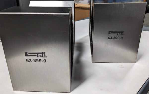 SPI V-Blocks Matched Set 5-1/8" Max Capacity 90° V Angle 63-399-0 AVB0653