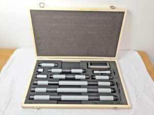 Fowler Mechanical Inside Micrometer Set 4-80" Range 0.001" Grad 52-243-480-1