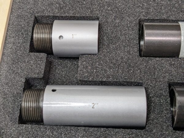 Fowler Mechanical Inside Micrometer Set 4-80" Range 0.001" Grad 52-243-480-1
