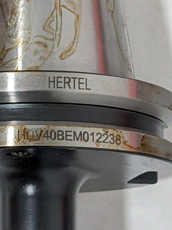 Hertel End Mill Adapter 40 V-Flange Mount x 1/2” Bore HDV40BEM012238