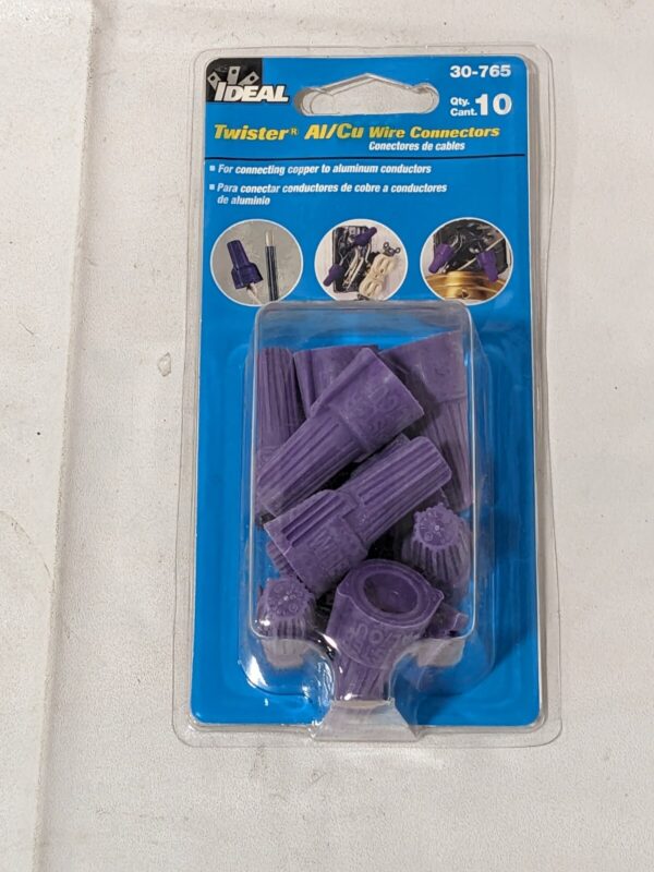 Ideal AWG 600 Volt Corrosion Resistant Wing Twist On Wire Conn QTY 10 30-765