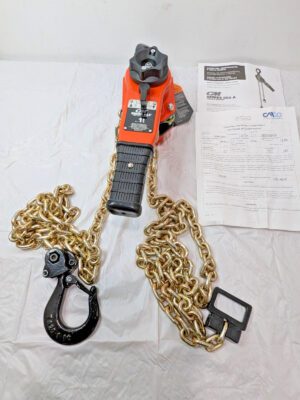 CM 1 Ton Lever Chain Hoist Series 653A 10 Ft Lift 5328-X10A