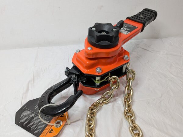 CM 1 Ton Lever Chain Hoist Series 653A 10 Ft Lift 5328-X10A