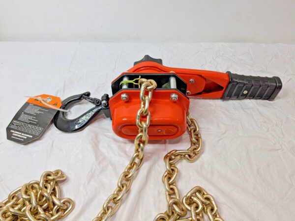 CM 1 Ton Lever Chain Hoist Series 653A 10 Ft Lift 5328-X10A