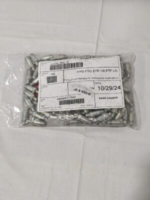 Alemite 1/8 PTF Straight Fittings 1-1/4 OAL Qty 100 1607-B