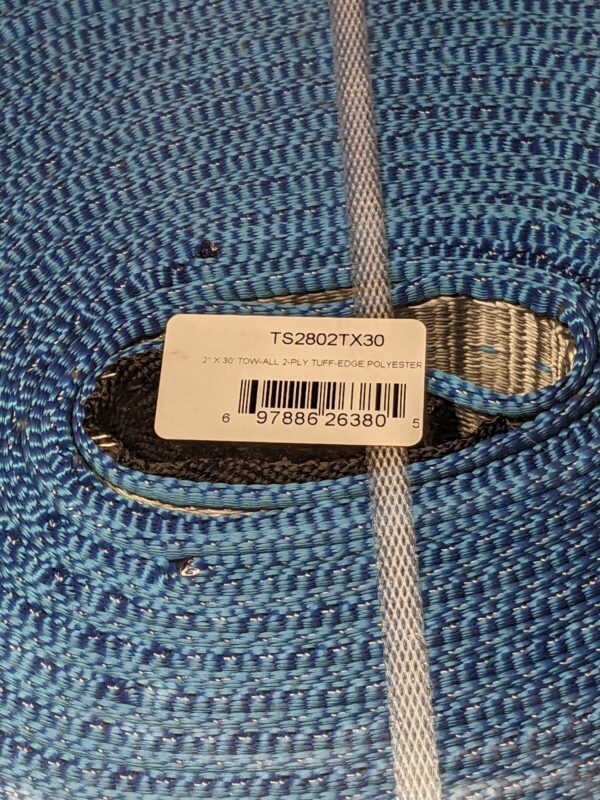 LIFT-ALL Tow Strap: 30' Long, 2" Wide TS2802TX30
