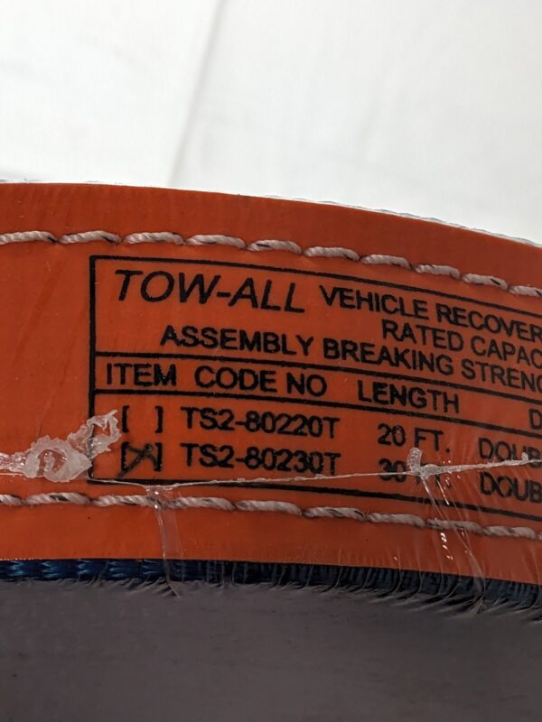LIFT-ALL Tow Strap: 30' Long, 2" Wide TS2802TX30