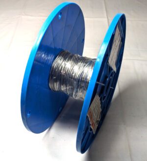 INDUSCO 1/16" 1x19 T304 Stainless Steel Wire Rope 100lbs WLL 205 00505
