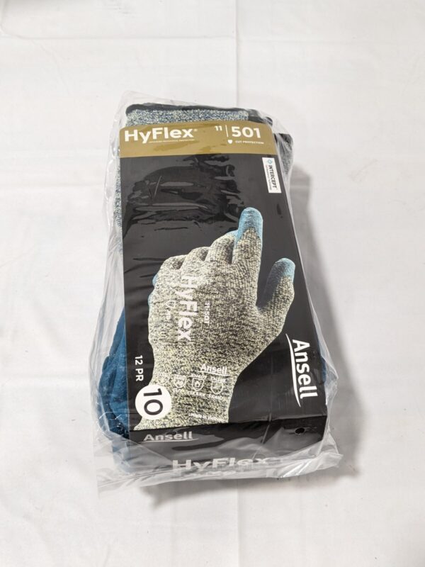 HyFlex 11-501 Nitrile Foam Coated Stretch Lined Gloves Sz 10 12 Pairs 205659